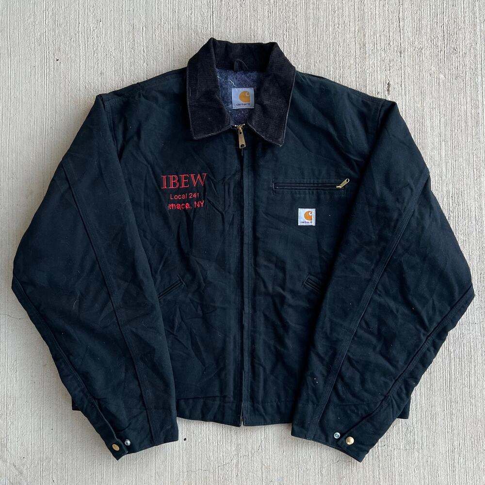 Carhartt black Detroit work wear jacket